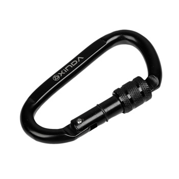 D Ring 30KN Outdoor Ice/ Rock Climbing Rappelling Screw Locking Carabiner